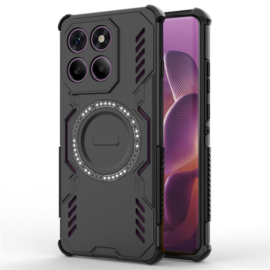 Coque MagSafe pour Motorola Edge 60 Pro, Techsuit, ArmorMag, Noire