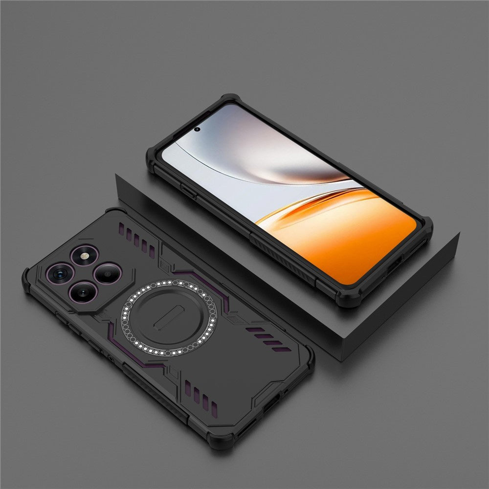 MagSafe Case for Motorola Edge 60 Pro, Techsuit, ArmorMag, Black
