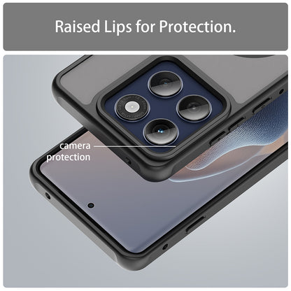 Coque MagSafe pour Motorola Edge 60 Pro, Techsuit, HaloFrost II (Grand Trou pour Objectif), Noire