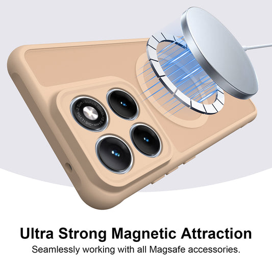 Coque MagSafe pour Motorola Edge 70 Fusion, Techsuit, HaloFrost II, Dorée