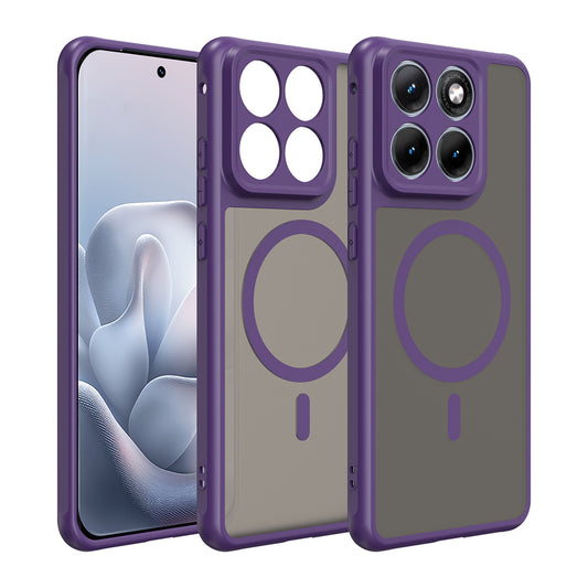 Coque MagSafe pour Motorola Edge 70 Fusion, Techsuit, HaloFrost II, Violet