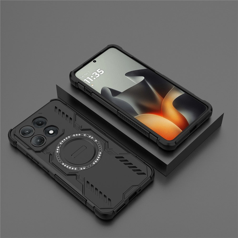 Coque MagSafe pour Motorola Edge 70 Max, Techsuit, ArmorMag, Noire