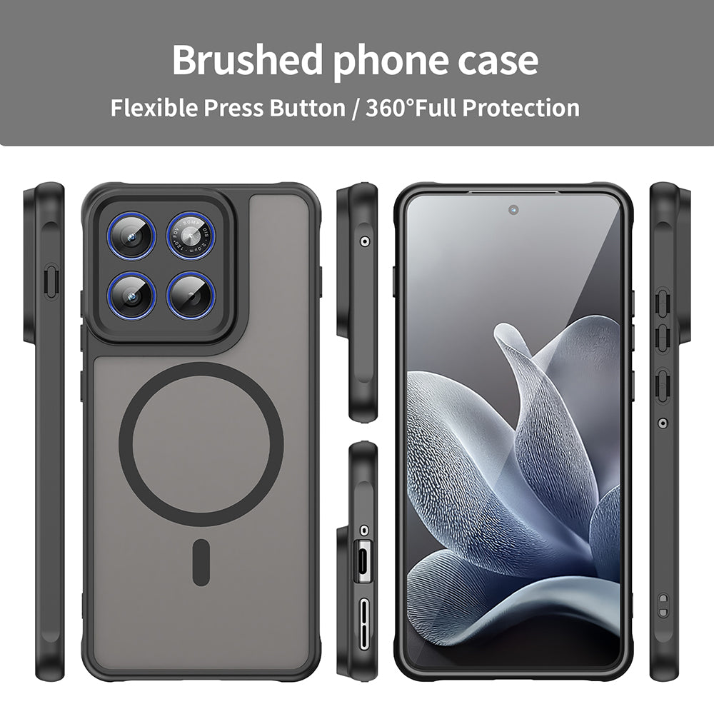 Étui MagSafe pour Motorola Edge 70, Techsuit, HaloFrost II, Noir