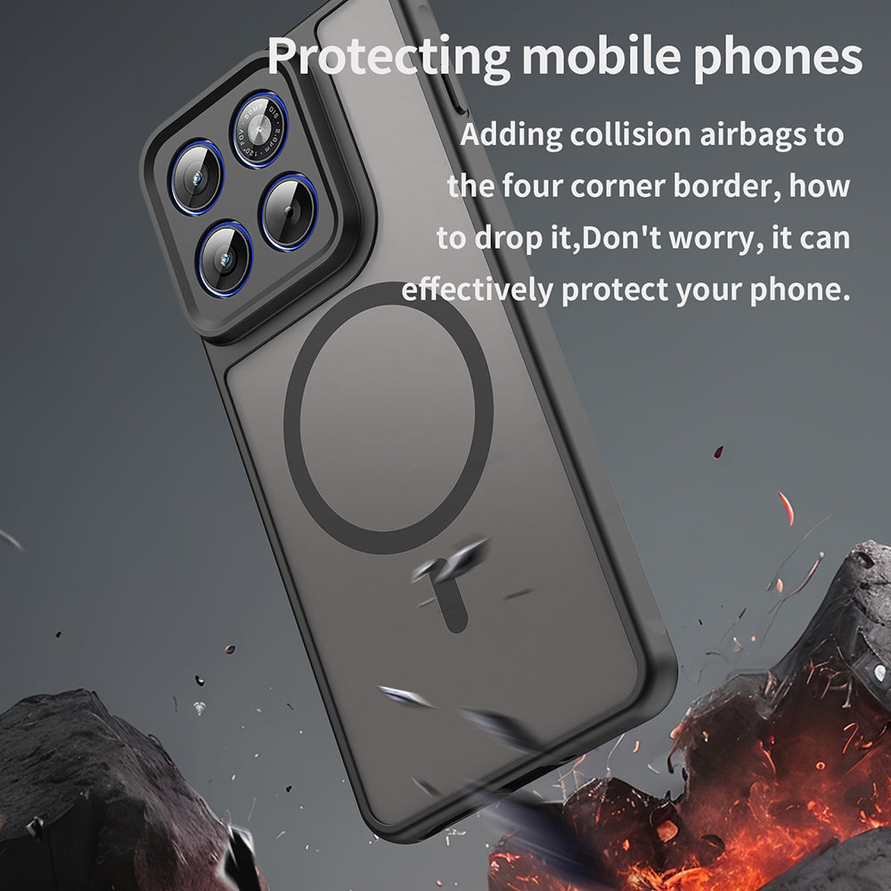 Étui MagSafe pour Motorola Edge 70, Techsuit, HaloFrost II, Noir