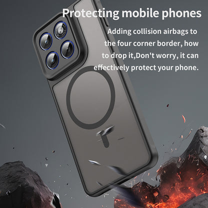 Étui MagSafe pour Motorola Edge 70, Techsuit, HaloFrost II, Noir