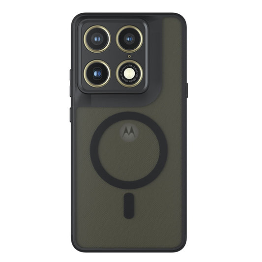 Étui MagSafe pour Motorola Edge 70 Ultra / Signature, Techsuit, PureFrost, Noir Satiné