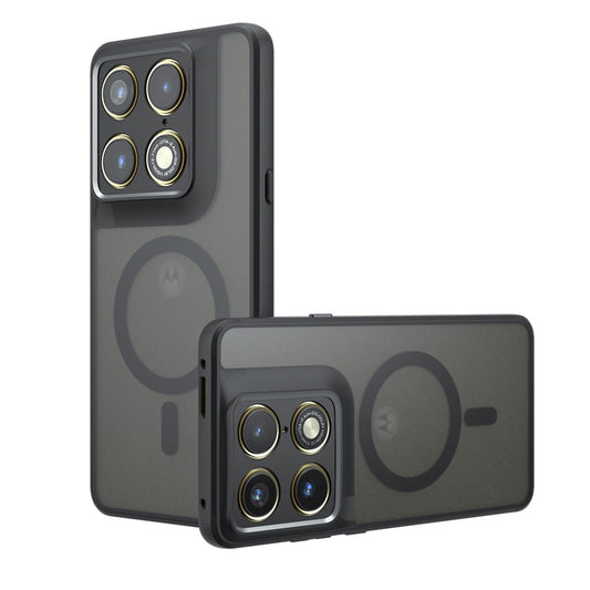 Étui MagSafe pour Motorola Edge 70 Ultra / Signature, Techsuit, PureFrost, Noir Satiné