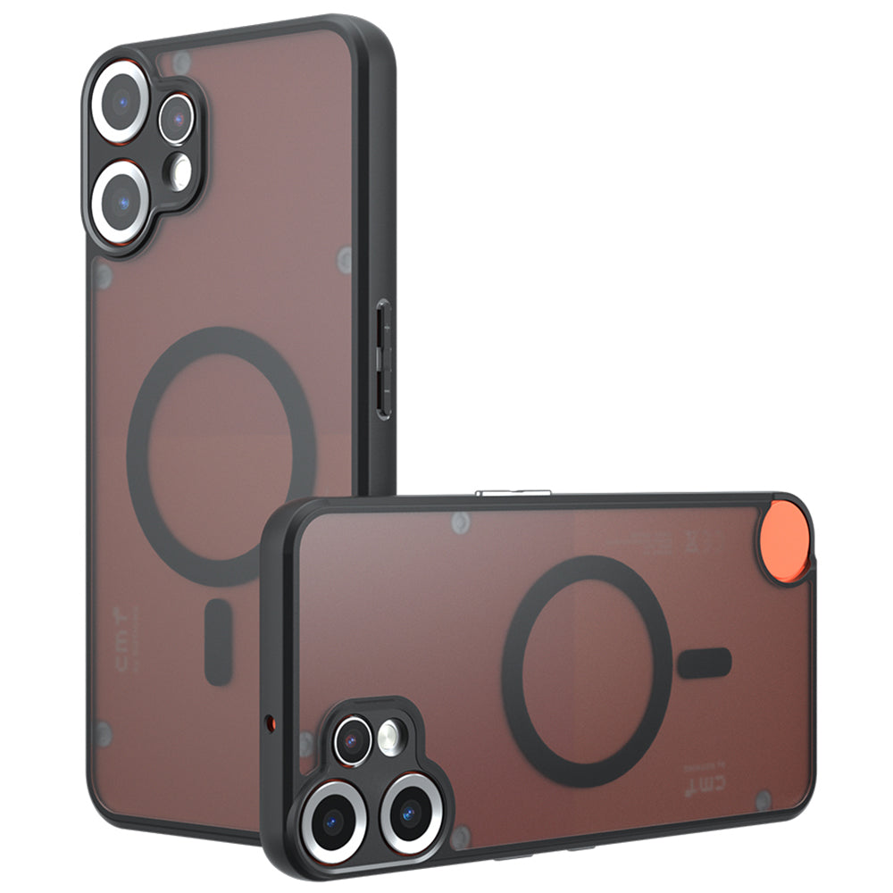 Coque MagSafe pour Nothing CMF Phone 2 Pro, Techsuit, PureFrost, Noire