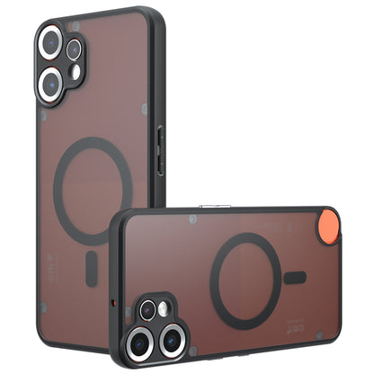 Coque MagSafe pour Nothing CMF Phone 2 Pro, Techsuit, PureFrost, Noire