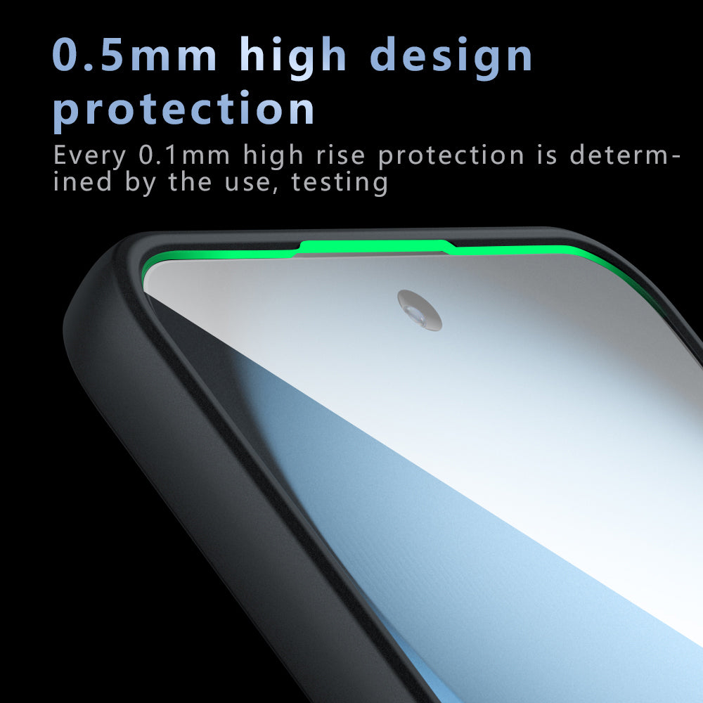 Coque MagSafe pour Nothing Phone (3a) Lite, Techsuit, PureFrost, Noir Satiné