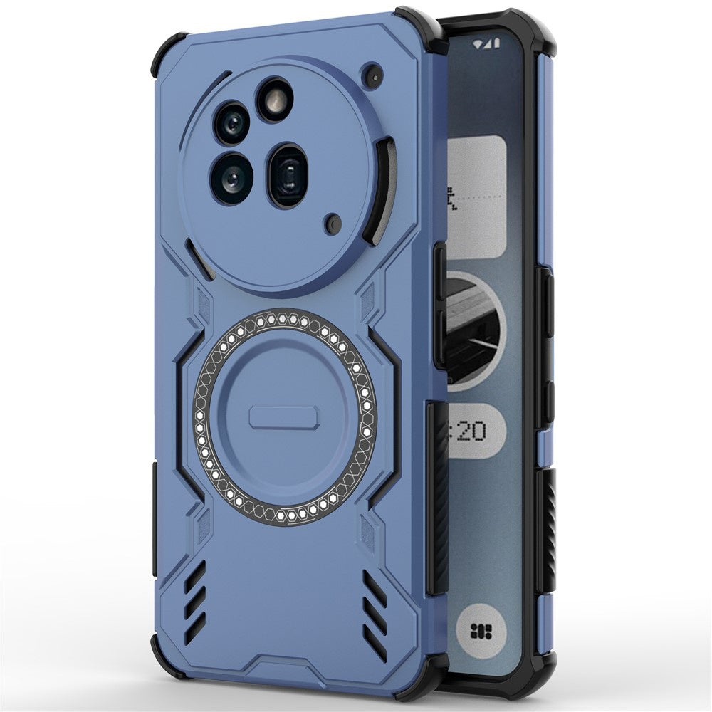 Coque MagSafe pour Nothing Phone (3a) Pro, Techsuit, ArmorMag, Bleue