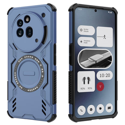 Coque MagSafe pour Nothing Phone (3a) Pro, Techsuit, ArmorMag, Bleue