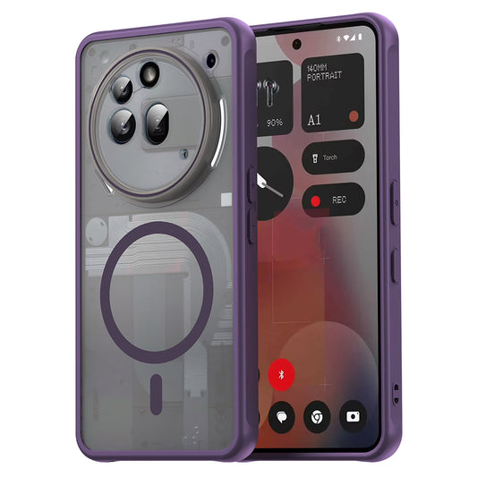 Coque MagSafe pour Nothing Phone (3a) Pro, Techsuit, HaloFrost II, Violet