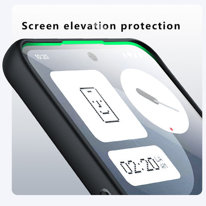 Coque MagSafe pour Nothing Phone (3a) Pro, Techsuit, PureFrost, Noire