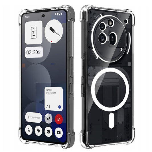 Coque MagSafe pour Nothing Phone (3a) Pro, Techsuit, Antichoc, Transparente