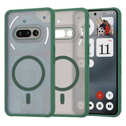 Coque MagSafe pour Nothing Phone (3a), Techsuit, HaloFrost, Vert