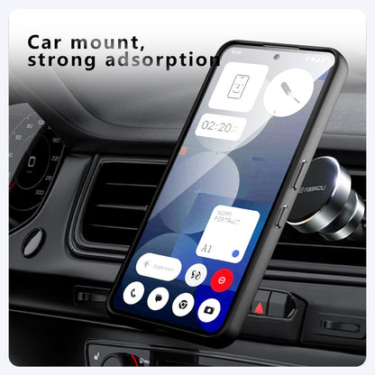 Coque MagSafe pour Nothing Phone (3a), Techsuit, PureFrost, Noire