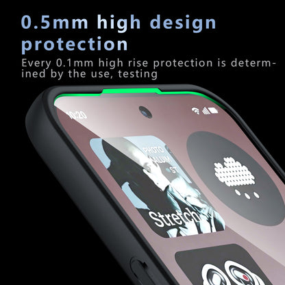 Coque MagSafe pour Nothing Phone (4a), Techsuit, PureFrost, Noir Satiné