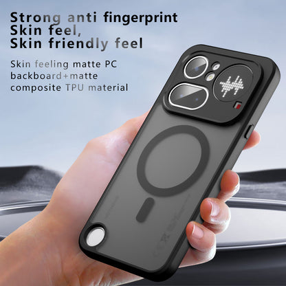 MagSafe Case for Nothing Phone (4b), Techsuit, PureFrost, Satin Black