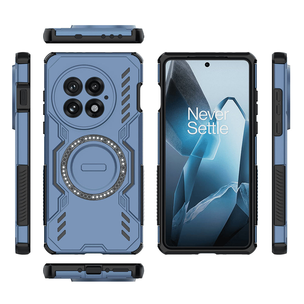 Coque MagSafe pour OnePlus 13, Techsuit, ArmorMag, Bleue