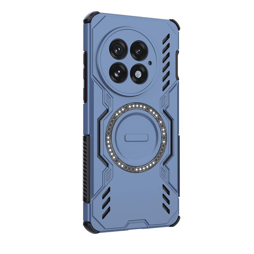 Coque MagSafe pour OnePlus 13, Techsuit, ArmorMag, Bleue