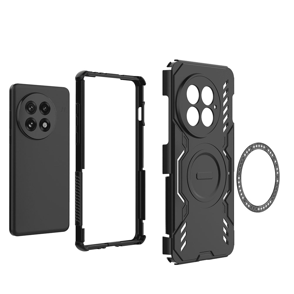 MagSafe Case for OnePlus 13, Techsuit, ArmorMag, Black