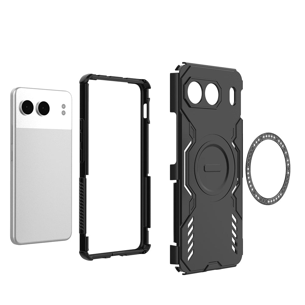 Coque MagSafe pour OnePlus Nord 4, Techsuit, ArmorMag, Bleue