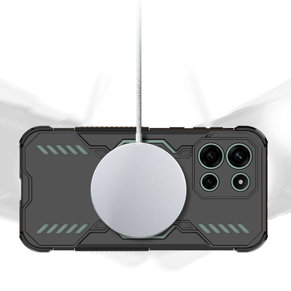 Coque MagSafe pour OnePlus Nord 6, Techsuit, ArmorMag, Noire