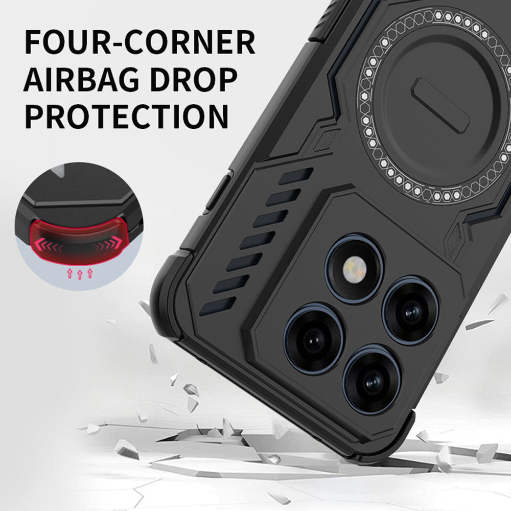 Coque MagSafe pour OnePlus Nord 6, Techsuit, ArmorMag, Noire