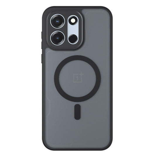 Coque MagSafe pour OnePlus Nord 6, Techsuit, PureFrost, Noir Satiné