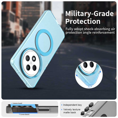 Coque MagSafe pour Oppo A3 4G / A3 5G, Techsuit, CandyCase, Bleue