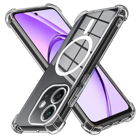 Coque MagSafe pour Oppo A3 4G, Techsuit, Antichoc, Transparente