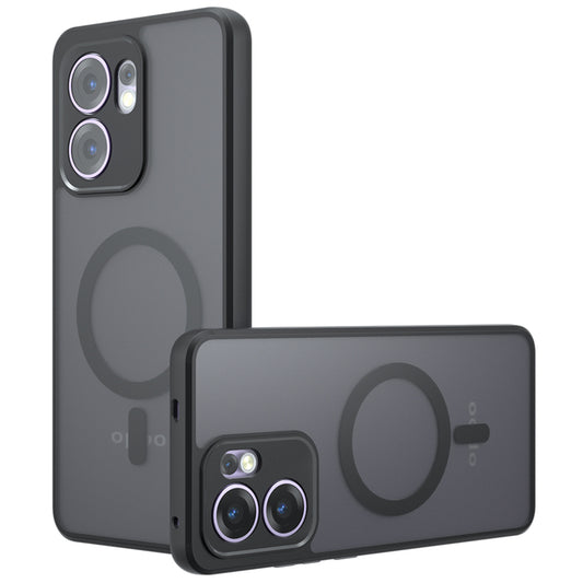 Coque MagSafe pour Oppo Reno13 FS 5G / Reno13 F 4G / Reno13 F, Techsuit, PureFrost, Noire