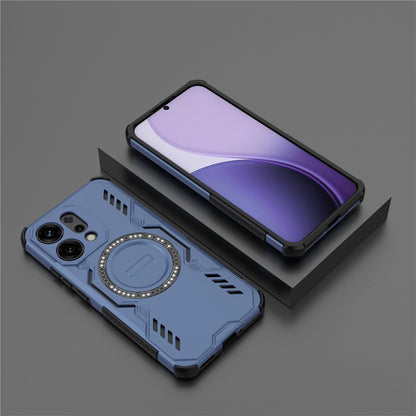 Coque MagSafe pour Oppo Reno14, Techsuit, ArmorMag, Bleue