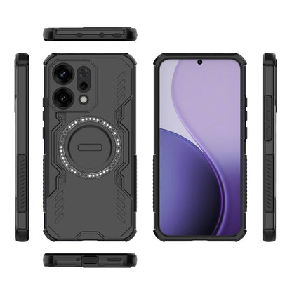 Coque MagSafe pour Oppo Reno14, Techsuit, ArmorMag, Noire
