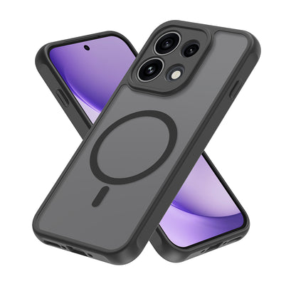 Coque MagSafe pour Oppo Reno16 Pro, Techsuit, HaloFrost II, Noire