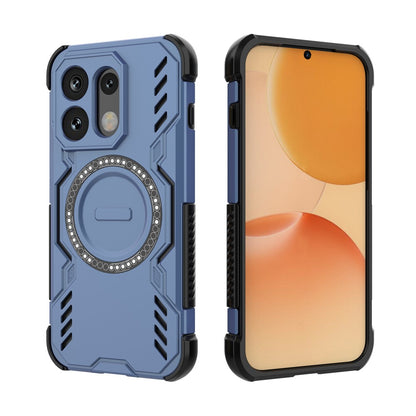 Coque MagSafe pour Oppo Reno16 / Reno16 Pro, Techsuit, ArmorMag, Bleue