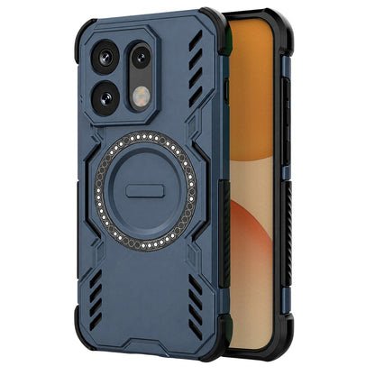 Coque MagSafe pour Oppo Reno16 / Reno16 Pro, Techsuit, ArmorMag, Bleue