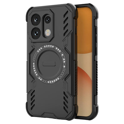 Coque MagSafe pour Oppo Reno16 / Reno16 Pro, Techsuit, ArmorMag, Noire