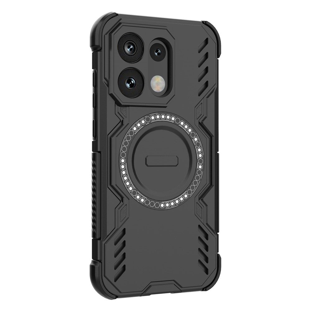 Coque MagSafe pour Oppo Reno16 / Reno16 Pro, Techsuit, ArmorMag, Noire