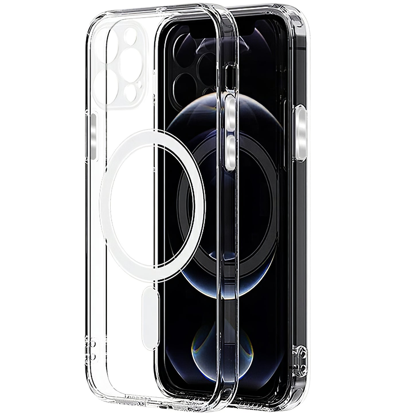 Coque MagSafe pour Samsung Galaxy S24 Ultra S928, OEM, Transparente
