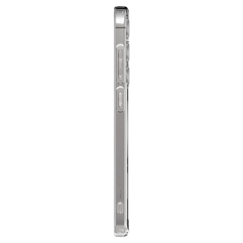 Étui MagSafe pour Samsung Galaxy S24 FE S721, Spigen, anneau métallique ultra hybride, transparent 