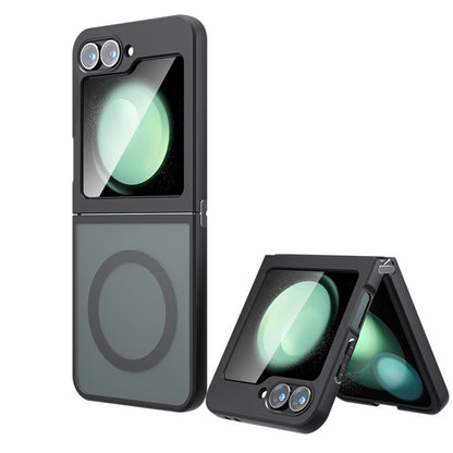 Coque MagSafe pour Samsung Galaxy Z Flip6 F741, Techsuit, PureFrost, Noire