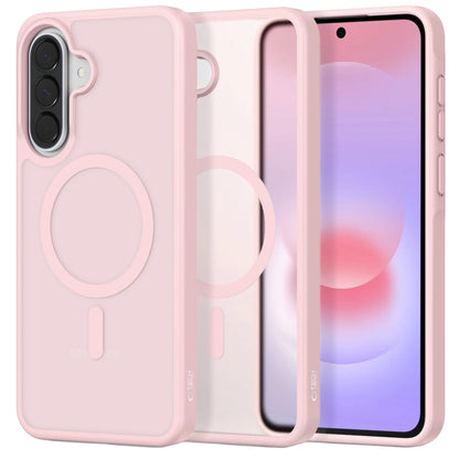 Coque MagSafe pour Samsung Galaxy A37 5G / A56 A566 / A36 A366, Tech-Protect, Magmat, Rose Mat