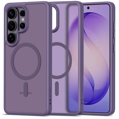Coque MagSafe pour Samsung Galaxy S26 Ultra S948, Tech-Protect, Magmat, Violet Mat