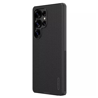 Coque MagSafe pour Samsung Galaxy S25 Ultra S938, Nillkin, Super Frosted Shield Pro, Noire