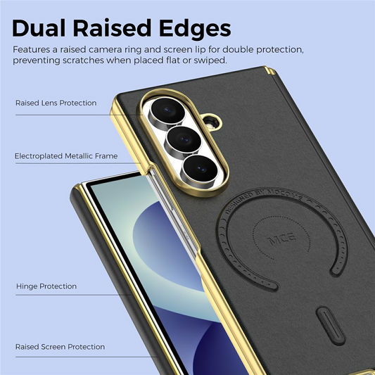 MagSafe Case for Samsung Galaxy Z Fold8 Ultra F976, OEM, Electroplated, Black