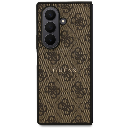 Coque MagSafe pour Samsung Galaxy Z Fold7 F966, Guess, 4G Classic, Marron, Reconditionnée