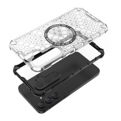 MagSafe Case for Samsung Galaxy S24 Ultra S928, Techsuit, HoneyComb Shield, Blue