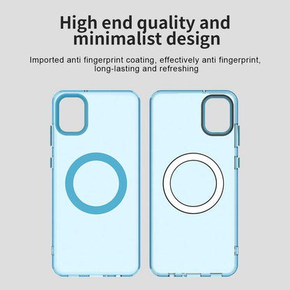MagSafe Case for Samsung Galaxy A05 A055, Techsuit, CandyCase, Blue